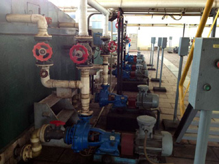 污水泵使用現場